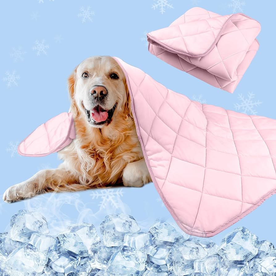 Dog Cooling Mat, Premium Lightweight Pet Cooling Blanket Bed Cover for Dogs, Cat, Puppies | Ice S... | Amazon (US)
