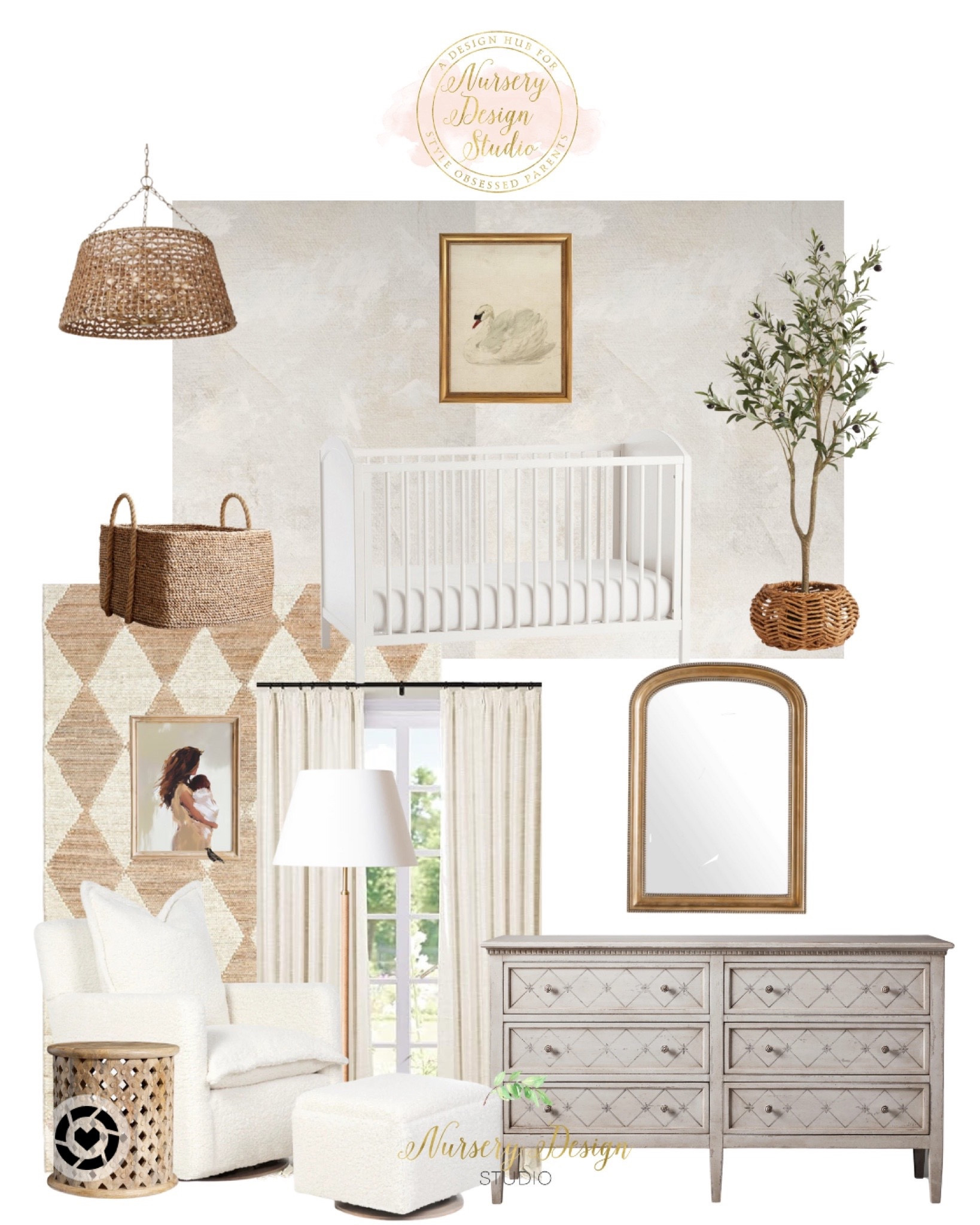 Quiet luxury neutral nursery, neutral decor, nursery curtains, nursery rug 

#LTKhome #LTKbump
