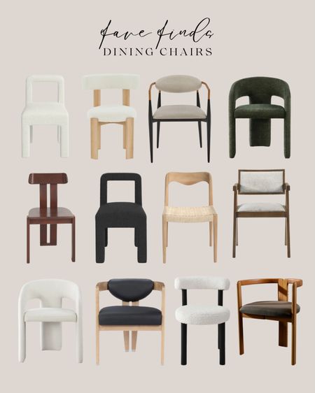 Wayfair fave finds dining chairs:
White dining chairs. Black dining chairs. Natural wood dining chairs. Green dining chairs.

#LTKhome #LTKsalealert