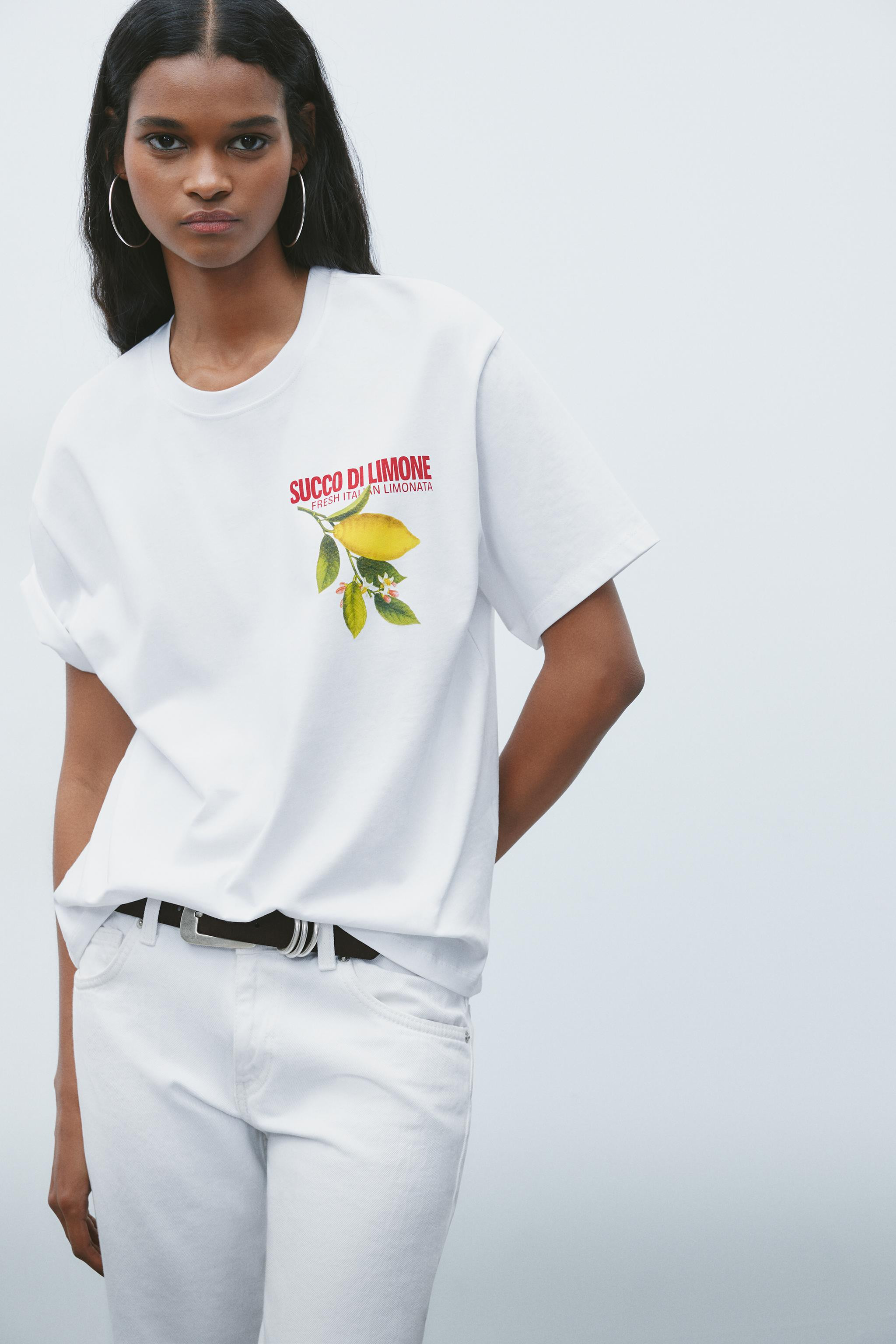 PANCRACE BESSA LEMON PRINT T-SHIRT | Zara US