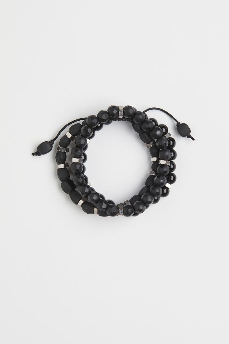 3-pack Bracelets - Black - Men | H&M US | H&M (US + CA)