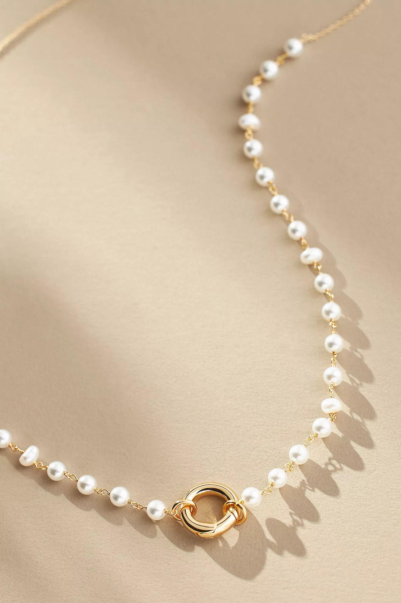 Small Beaded Charm Necklace | Anthropologie (US)