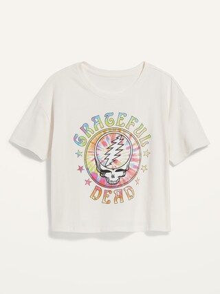 Licensed Pop Culture Graphic Cropped T-Shirt for Women | Old Navy (US)