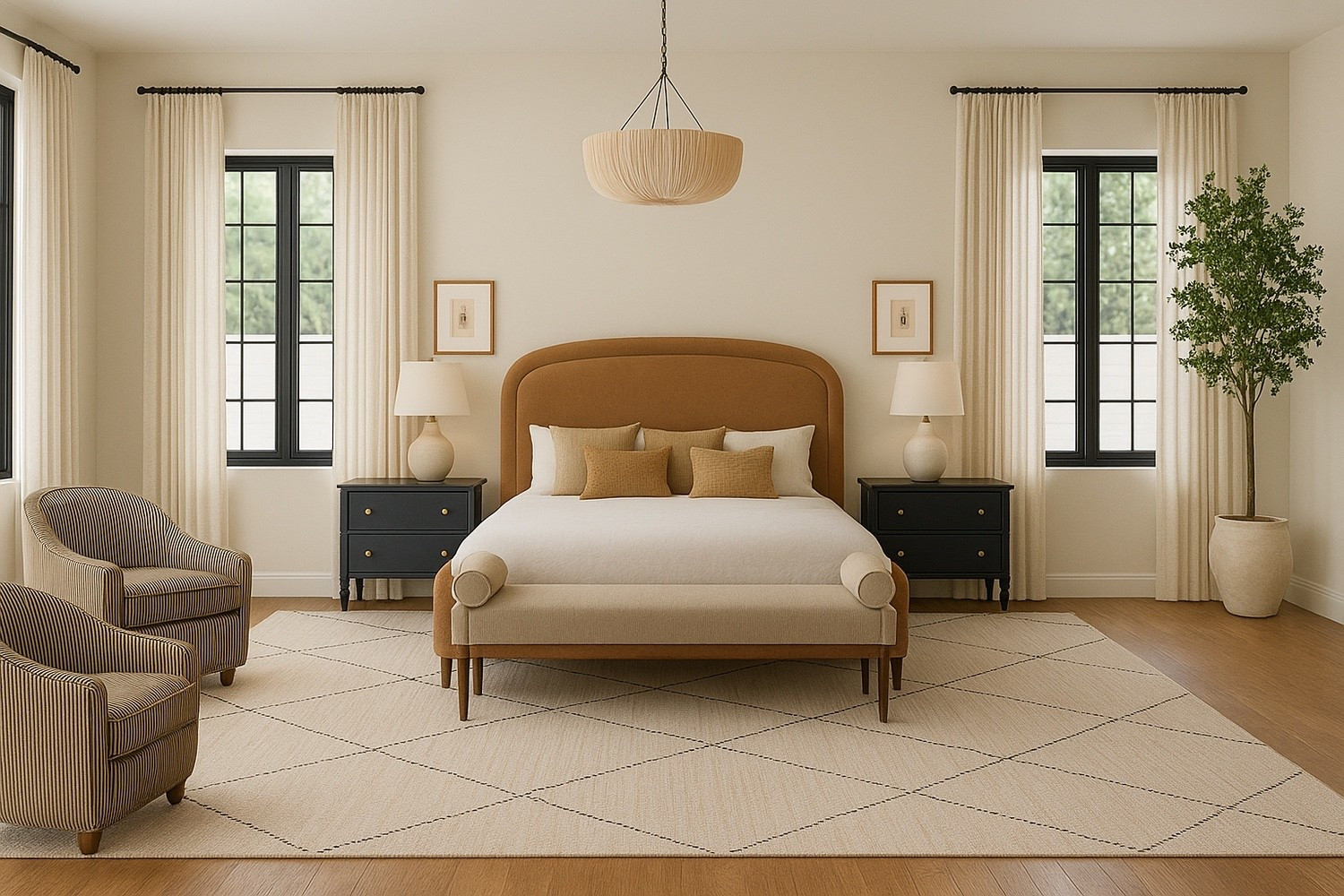 TIMELESS NEUTRALS: A WARM & SOPHISTICATED BEDROOM RETREAT
If you love a bedroom that feels equal parts cozy and refined, this timeless neutral design is the perfect inspiration. Anchored in rich camel tones, layered textures, and black accents, this space strikes the ideal balance between warmth and sophistication. Read the full post at www.abigailamira.com

#LTKSeasonal #LTKHome #LTKFamily