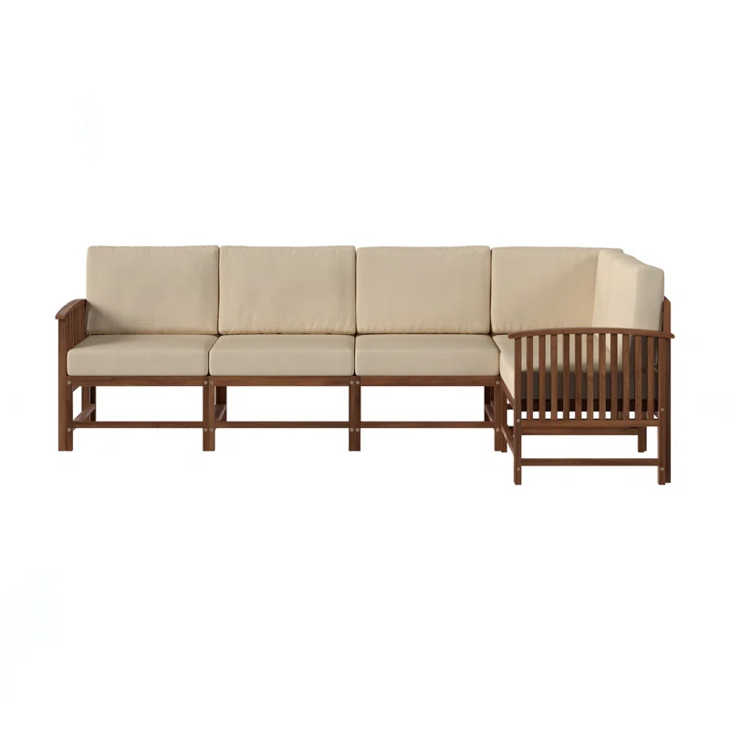 Winston Porter Outdoor Patio Sofa with Cushions & Reviews | Wayfair | Wayfair North America