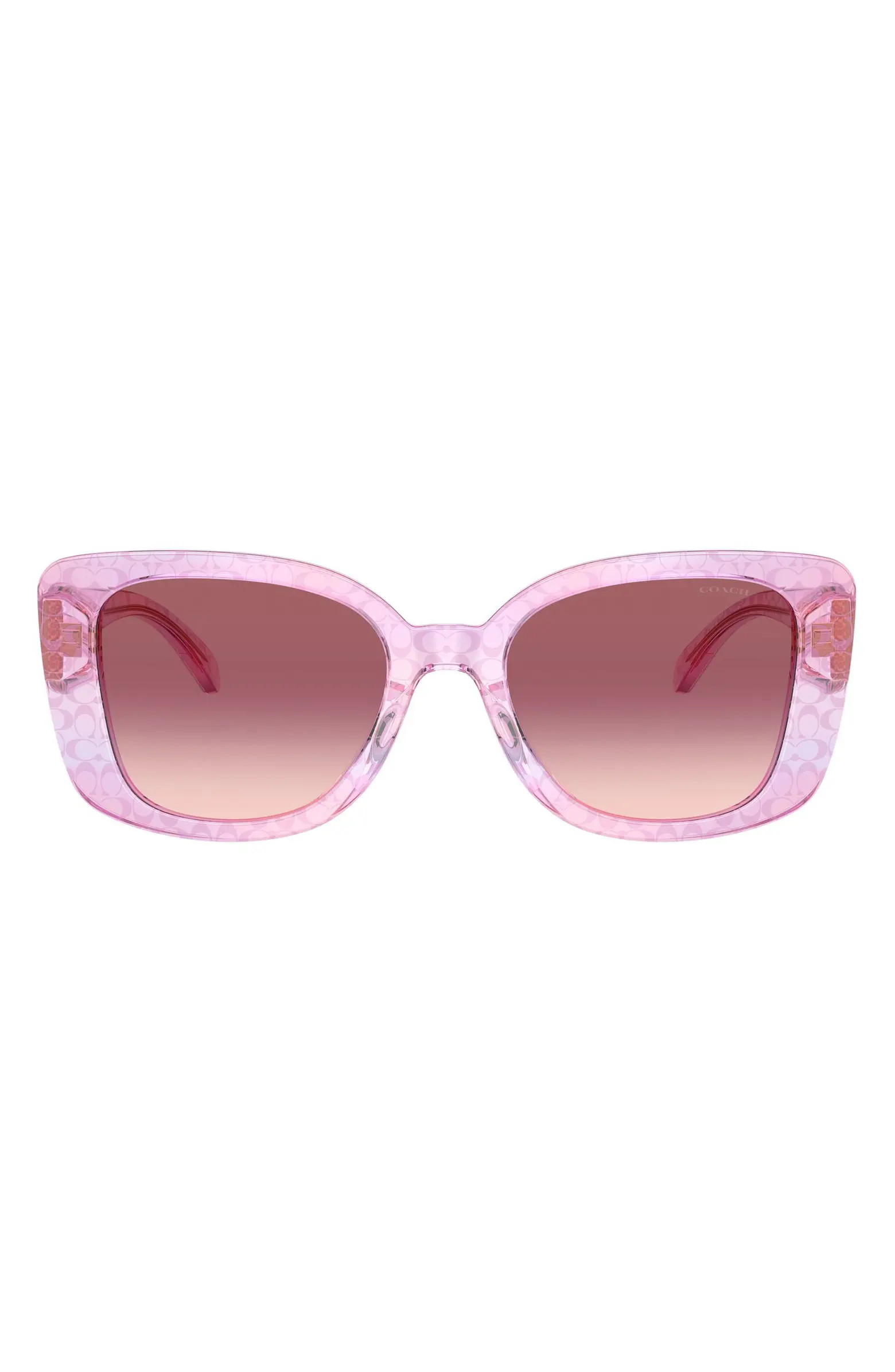52mm Gradient Square Sunglasses | Nordstrom