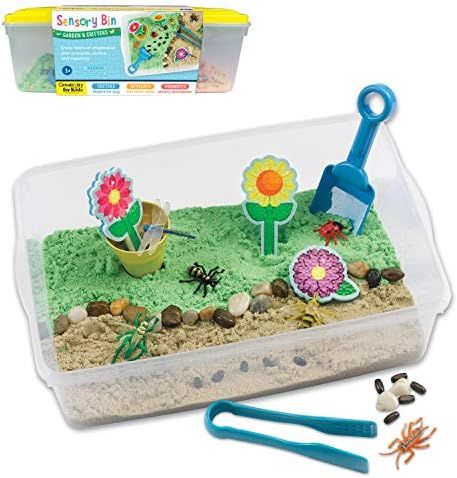 Creativity for Kids Sensory Bin: Garden and Critters - Pretend Play, Flower Garden Preschool Toys | Amazon (US)