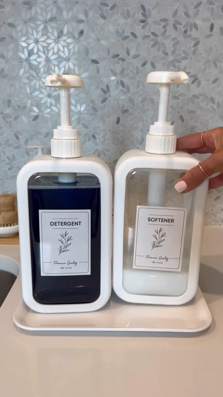 The cutest laundry room, soap dispensers! I’m obsessed with how this turned out🤩

Cleaning laundry detergent, Amazon dispensers Aesthetic, cute mom hacks Mom Favorites home organization

#LTKHome #LTKFamily #LTKFindsUnder100