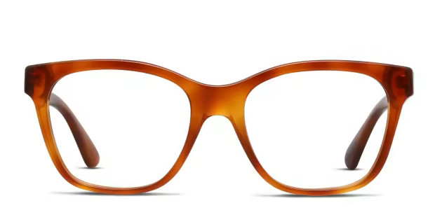 Gucci GG0420O Tortoise/Orange/Clear Eyeglasses | Includes FREE Rx Lenses | GlassesUSA