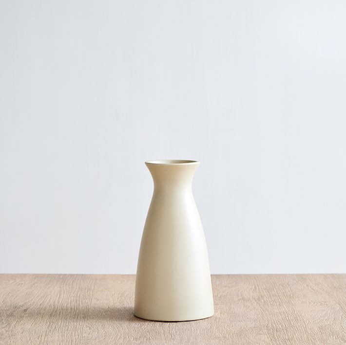 Pure Sand Ceramic Vases | West Elm (US)