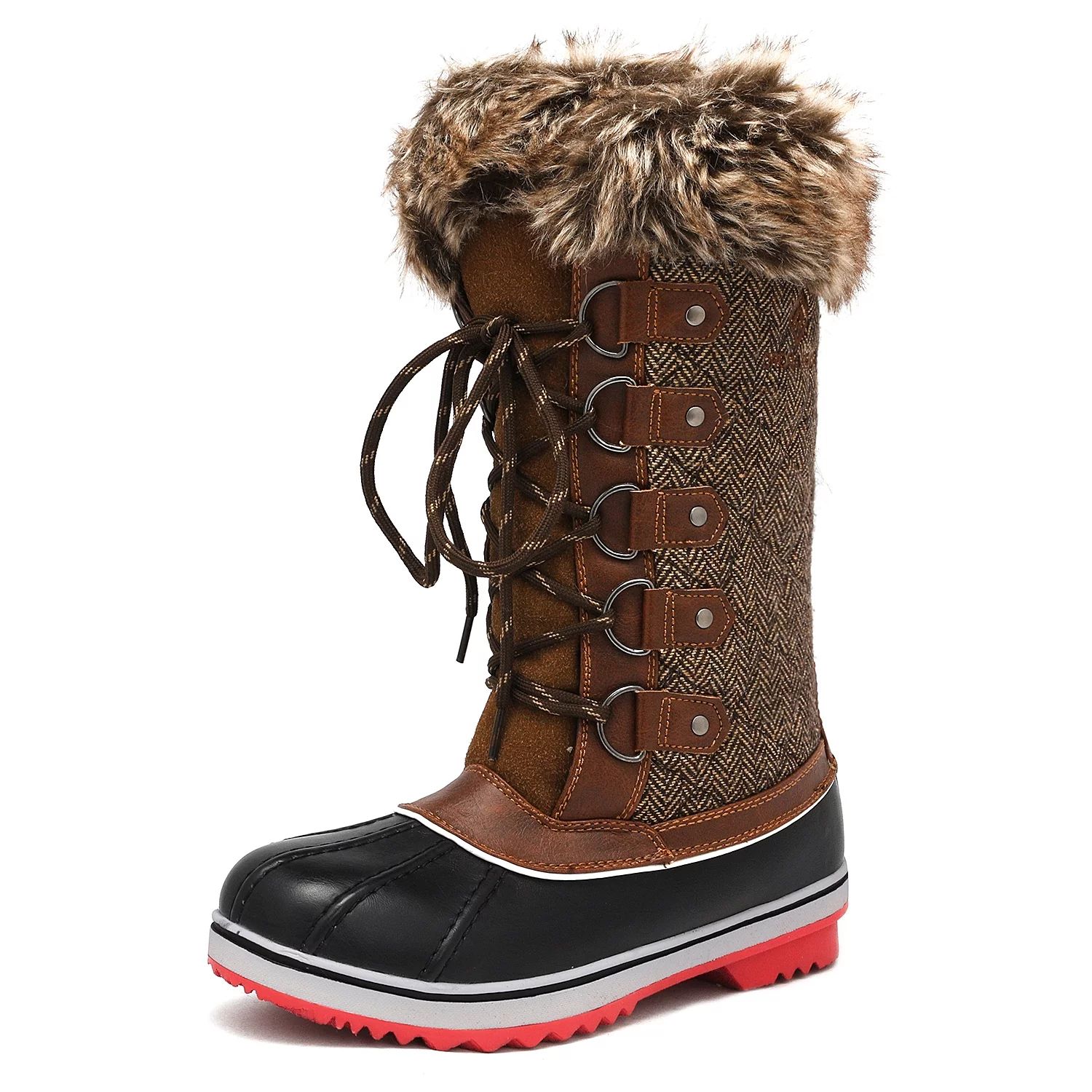 DREAM PAIRS Women's Mid-Calf Winter Snow Boots | Walmart (US)