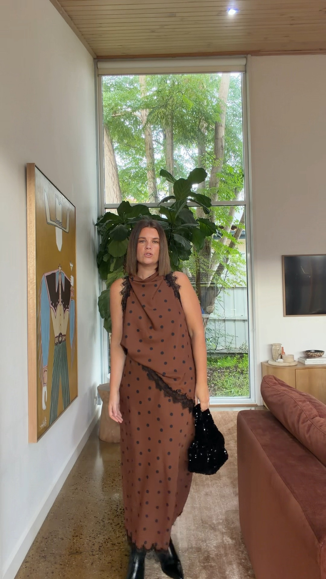 Wearing size 10 top and size 12 skirt
