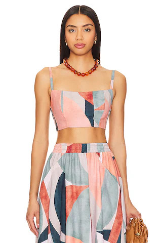 PEIXOTO Esti Top in Riad Gardens from Revolve.com | Revolve Clothing (Global)