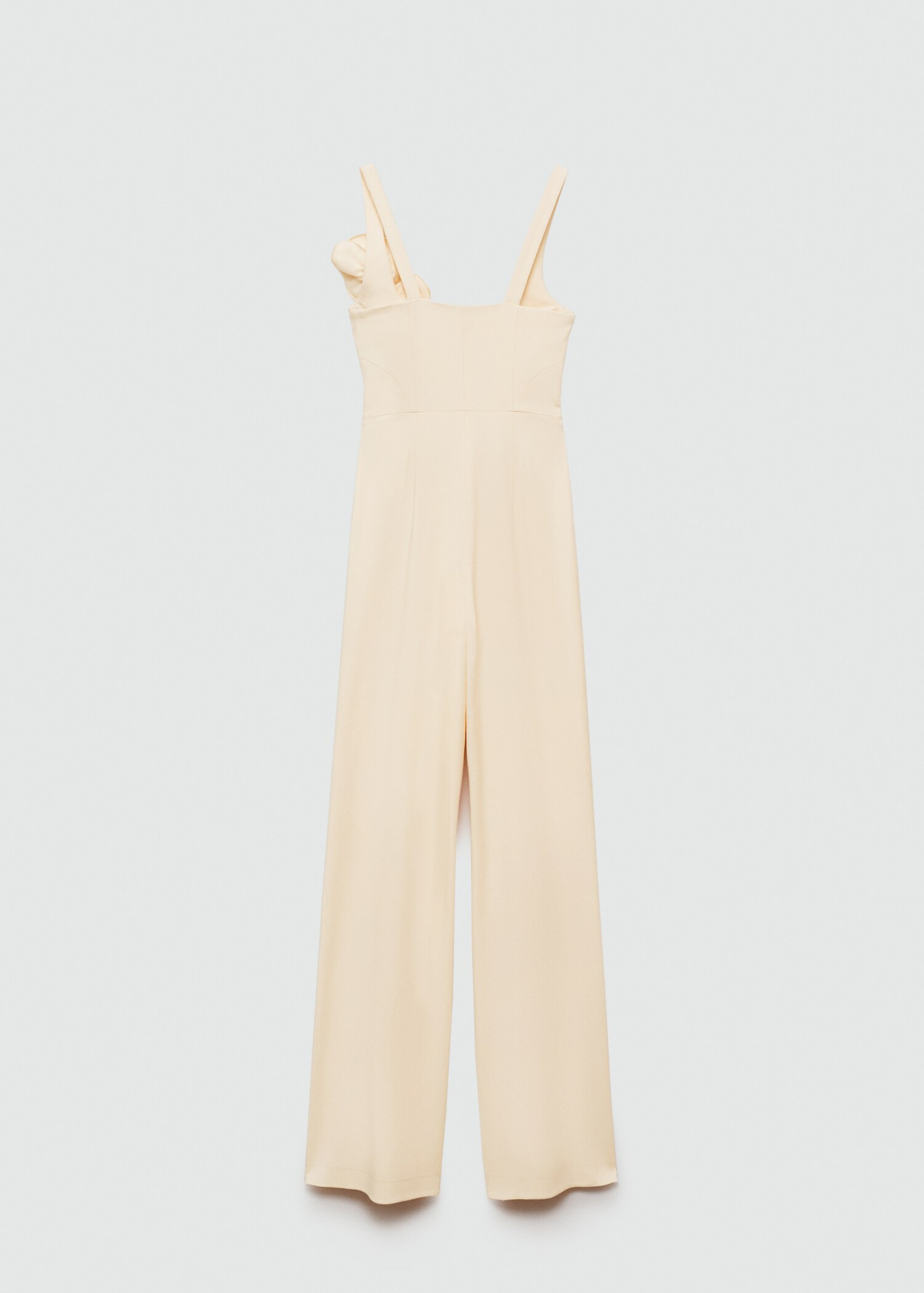 Maxi-flower flared jumpsuit - Woman | MANGO USA | MANGO (US)
