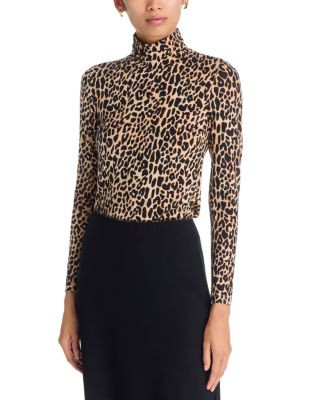 T Tahari Shirred Turtleneck Long Sleeve Top | Bloomingdale's (US)