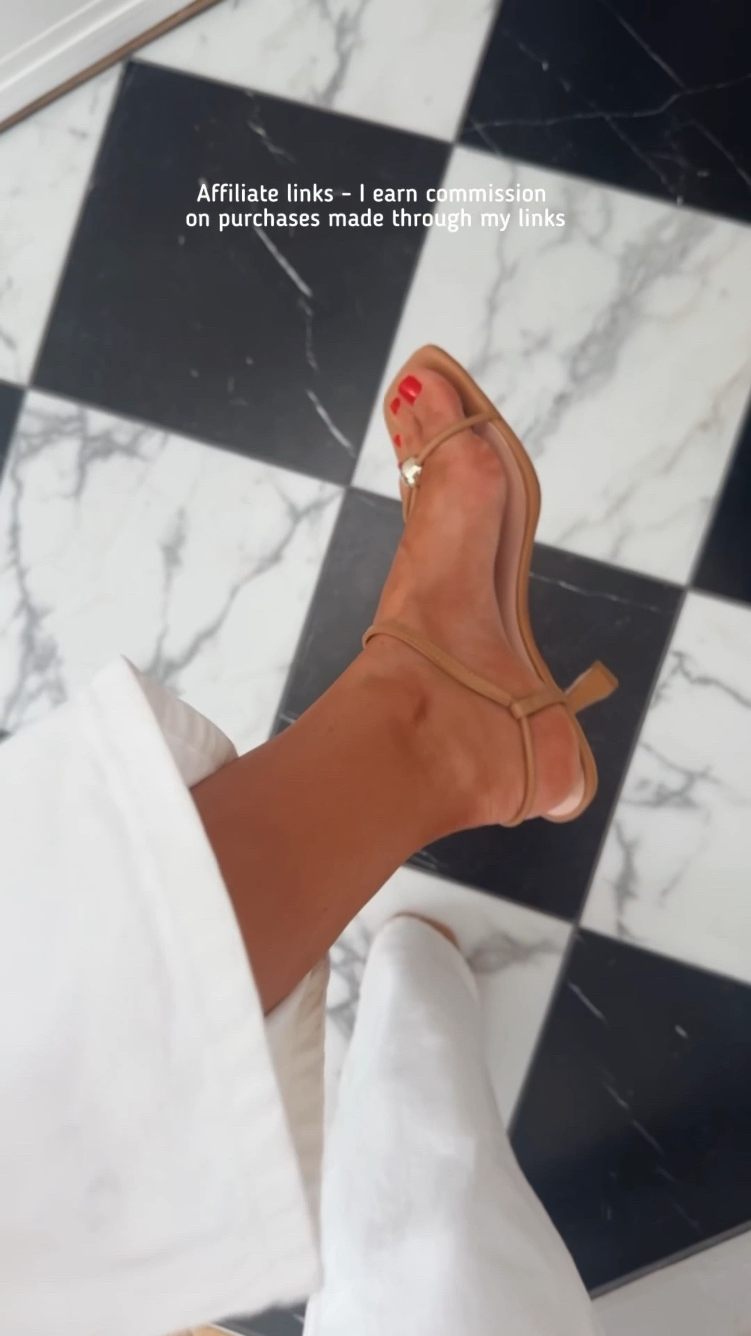Affiliate links - I earn commission on purchases made through my links | strappy sandals kitten heel