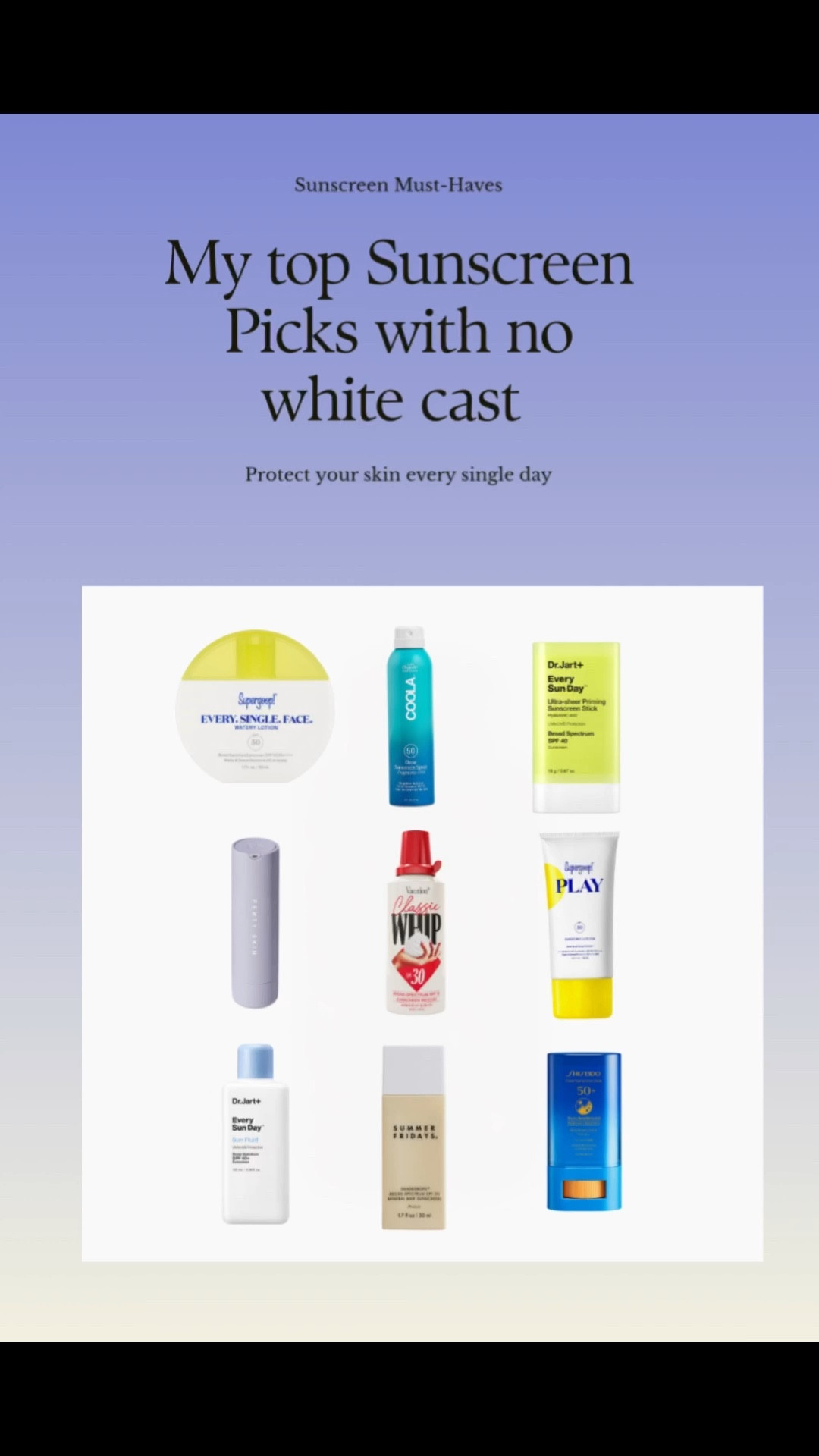 glow—SPF is a non-negotiable.
Linked my faves that melt right into the skin on my LTK 💻☀️

#spf #sunscreenn

#LTKSummerEdit #LTKStyleTip #LTKBeauty