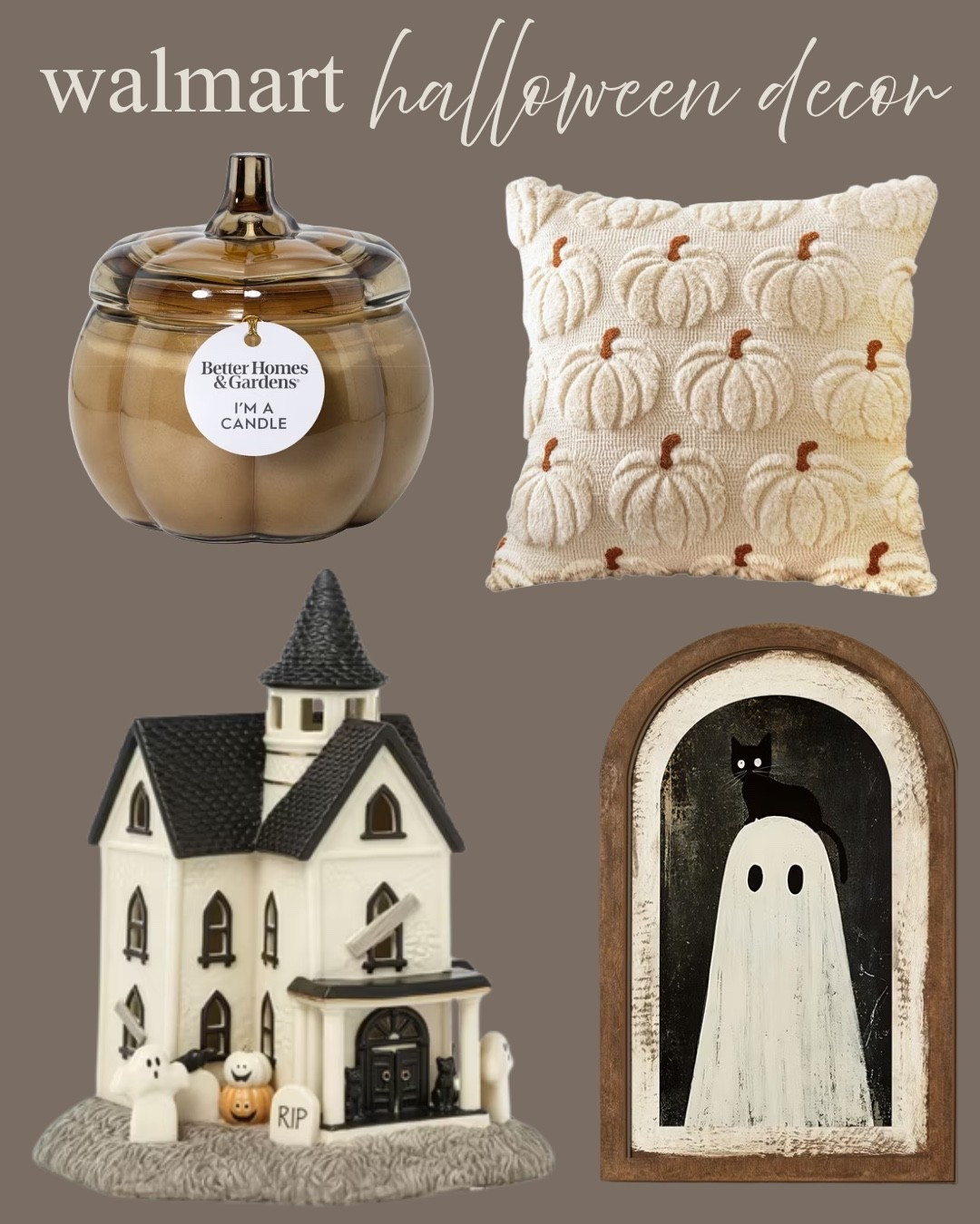 A little cozy Halloween decorating 🎃🕯️ Think warm lighting, cute pumpkins, soft textures, and just enough spooky touches to make the house feel festive without going full haunted house.

Walmart finds, cozy Halloween, Halloween decor, fall home, spooky season, cozy home

#LTKSeasonal #LTKHome