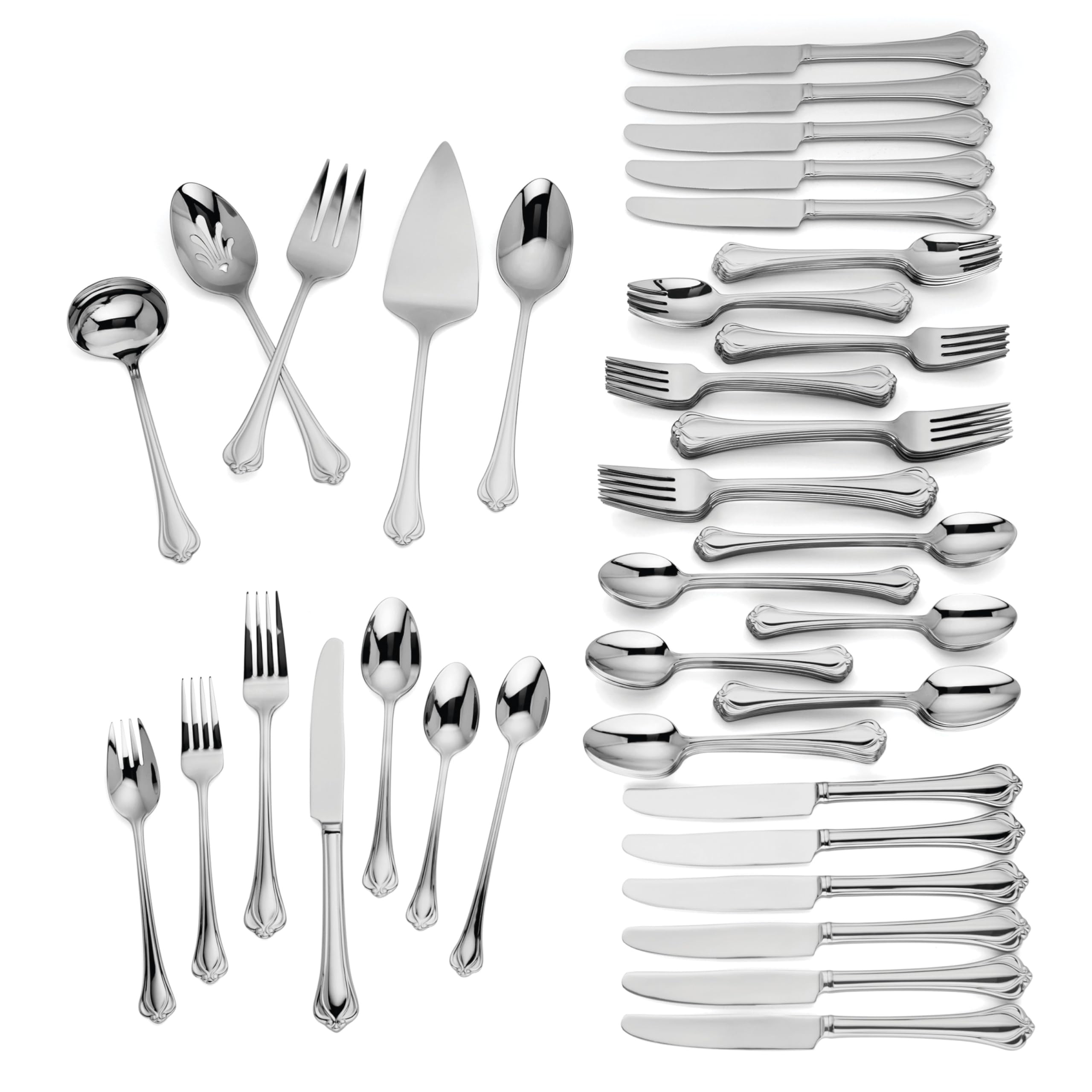 Lenox 892282 Alcott 89-Piece Flatware Set | Amazon (US)