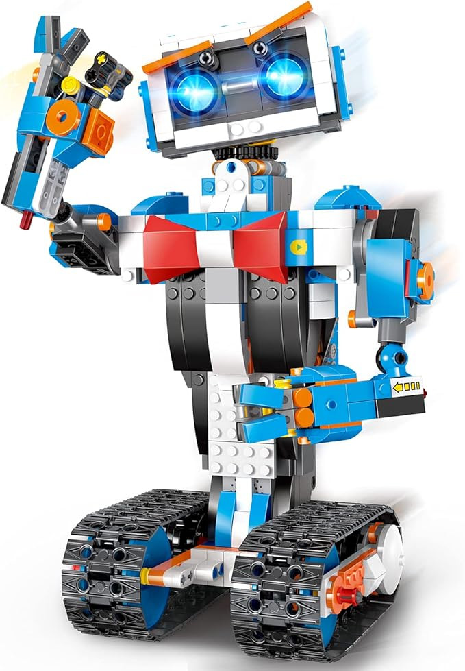 OKK Robot Building Toys for Boys, STEM Projects for Kids Ages 8-12, Remote & APP Controlled Engin... | Amazon (US)