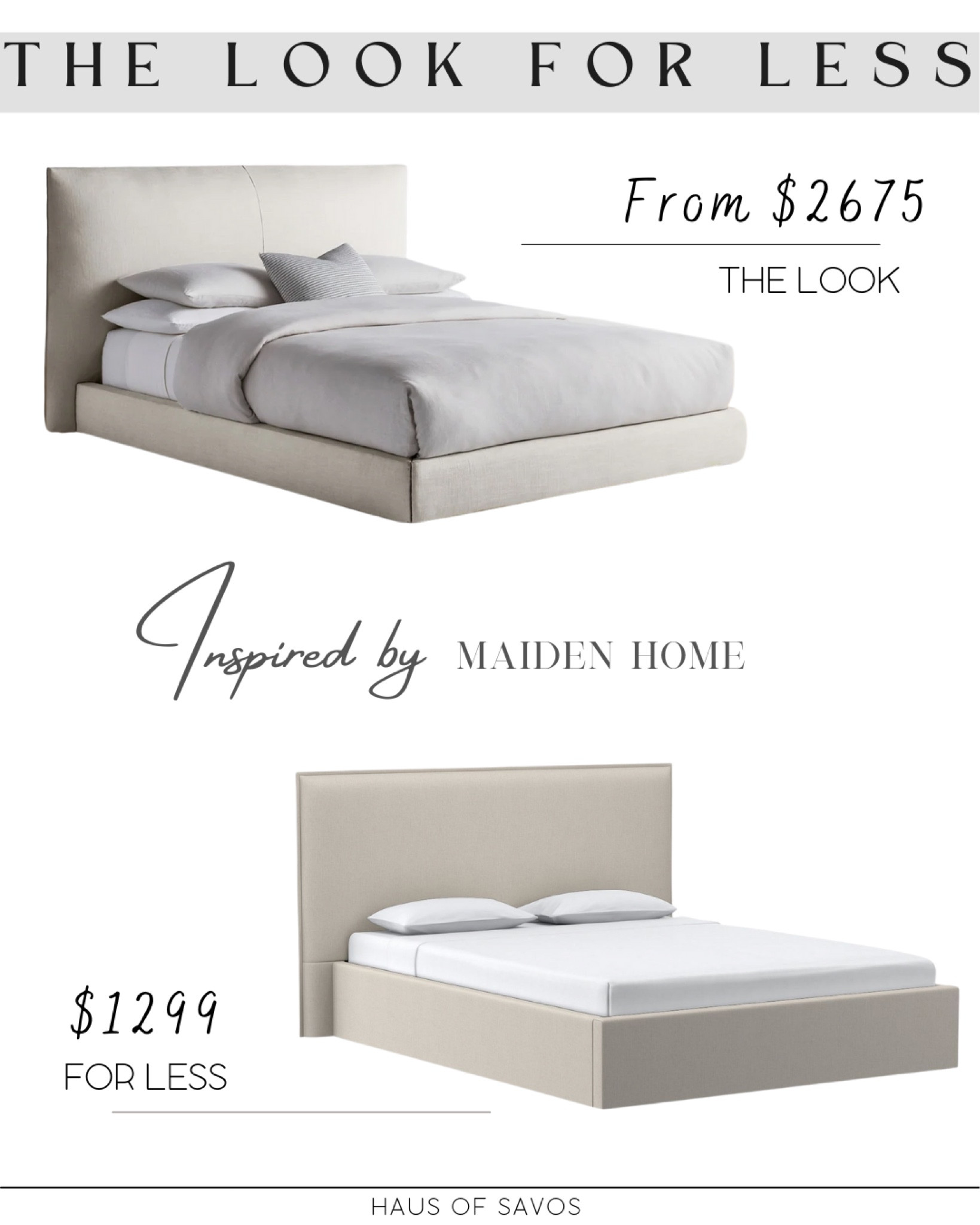 Inspired by the Maiden Home Wythe Bed

Organic modern bed, bedroom ideas, bedroom inspo, white bed, performance bed, platform bed, modern bed, linen, transitional, bed, low bed, pottery barn, look for less

#organicmodern #bedroom #transitional #lookforless 

#LTKsalealert #LTKhome #LTKFind