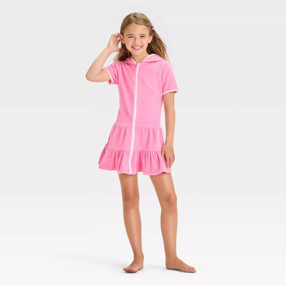 Girls' Solid Terry Cover Up Dress - Cat & Jack™ | Target