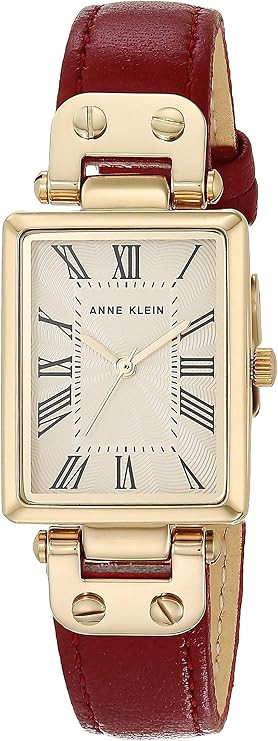 Anne Klein Women's Leather Strap Watch, AK/3752 | Amazon (US)