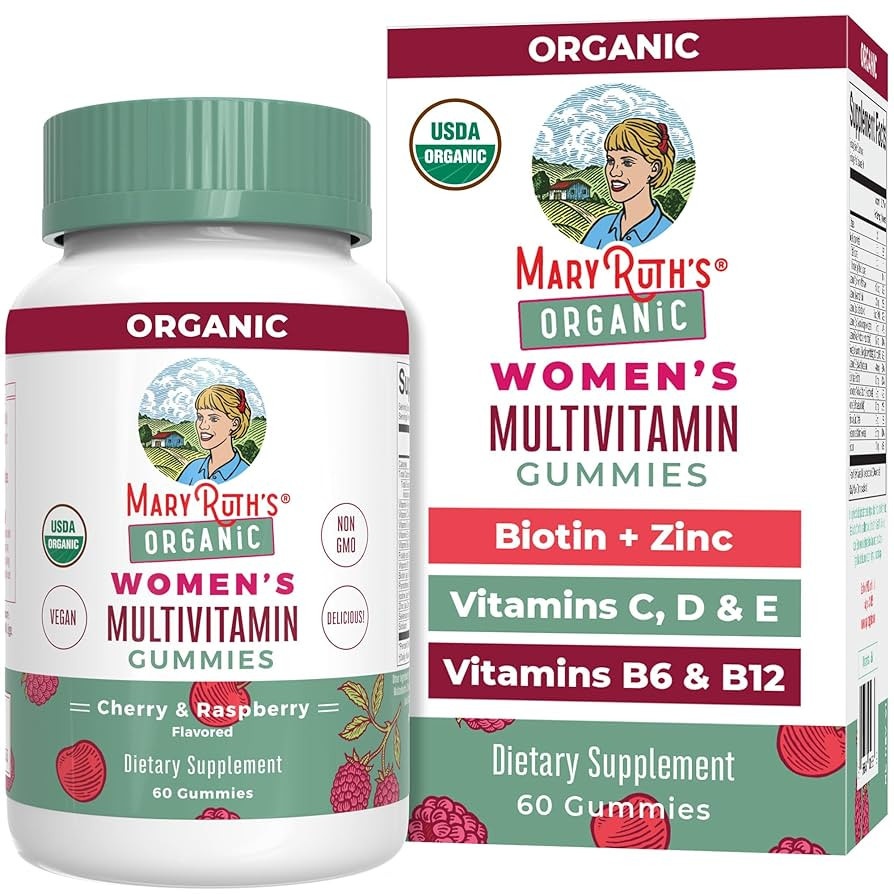 MaryRuth Organics Multivitamin for Women 14 | Women's Multivitamin Gummies for Immune Support| Sk... | Amazon (US)