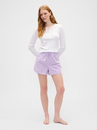 Poplin PJ Shorts | Gap Factory