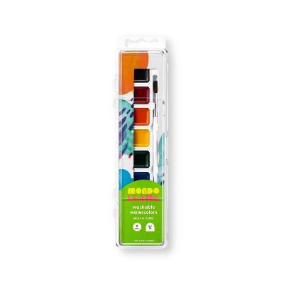 8ct Washable Watercolor Set - Mondo Llama™: Water-Based Acrylic Paints, Multicolor, Craft Paint for Ages 3+ | Target