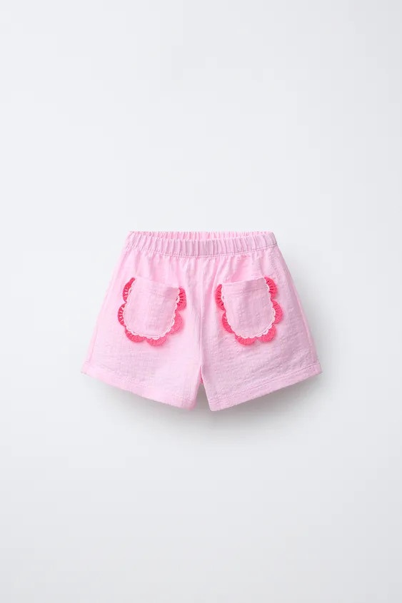 CROCHET POCKET SHORTS | Zara US