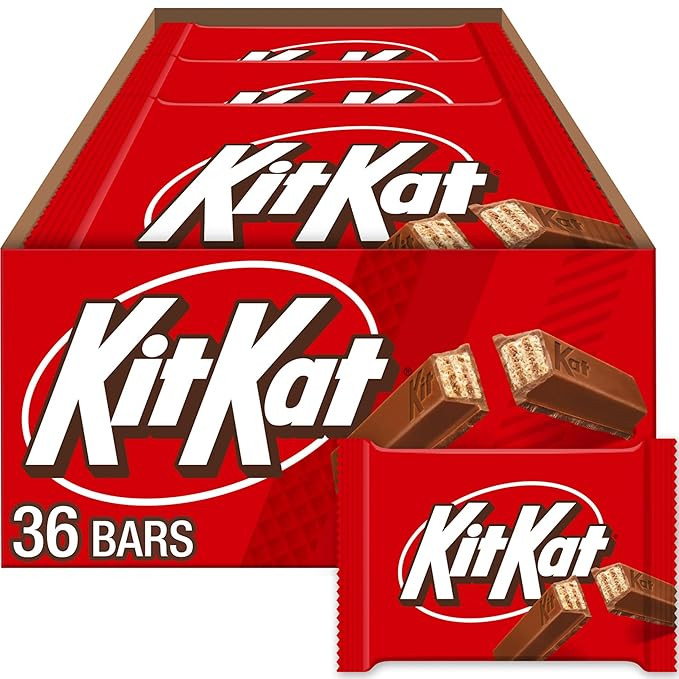 KIT KAT Milk Chocolate Wafer Candy Bars, 1.5 oz (36 Count) | Amazon (US)