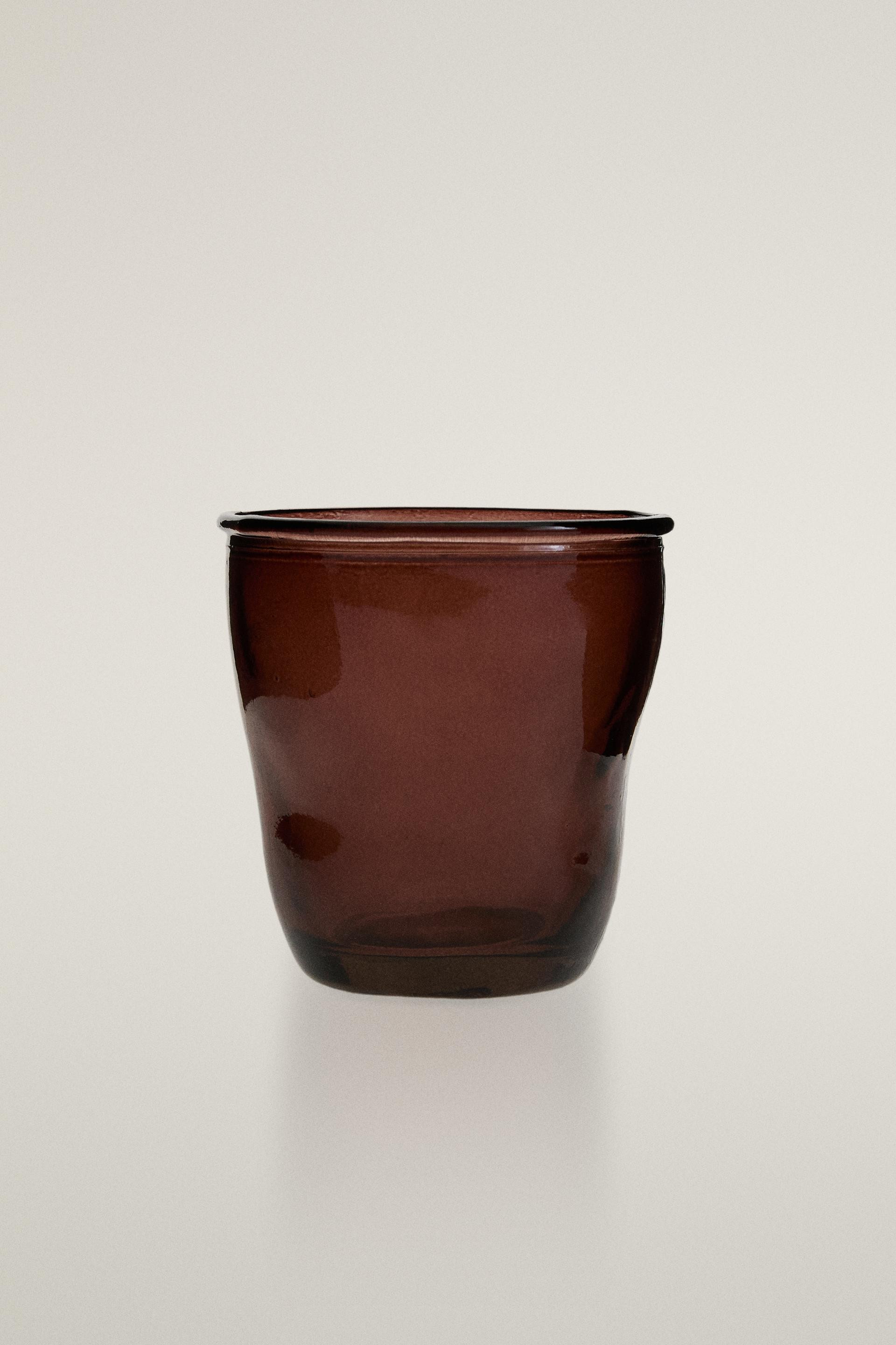 PINK GLASS TOOTHBRUSH TUMBLER - Pink - ONE SIZE ONLY | Zara US