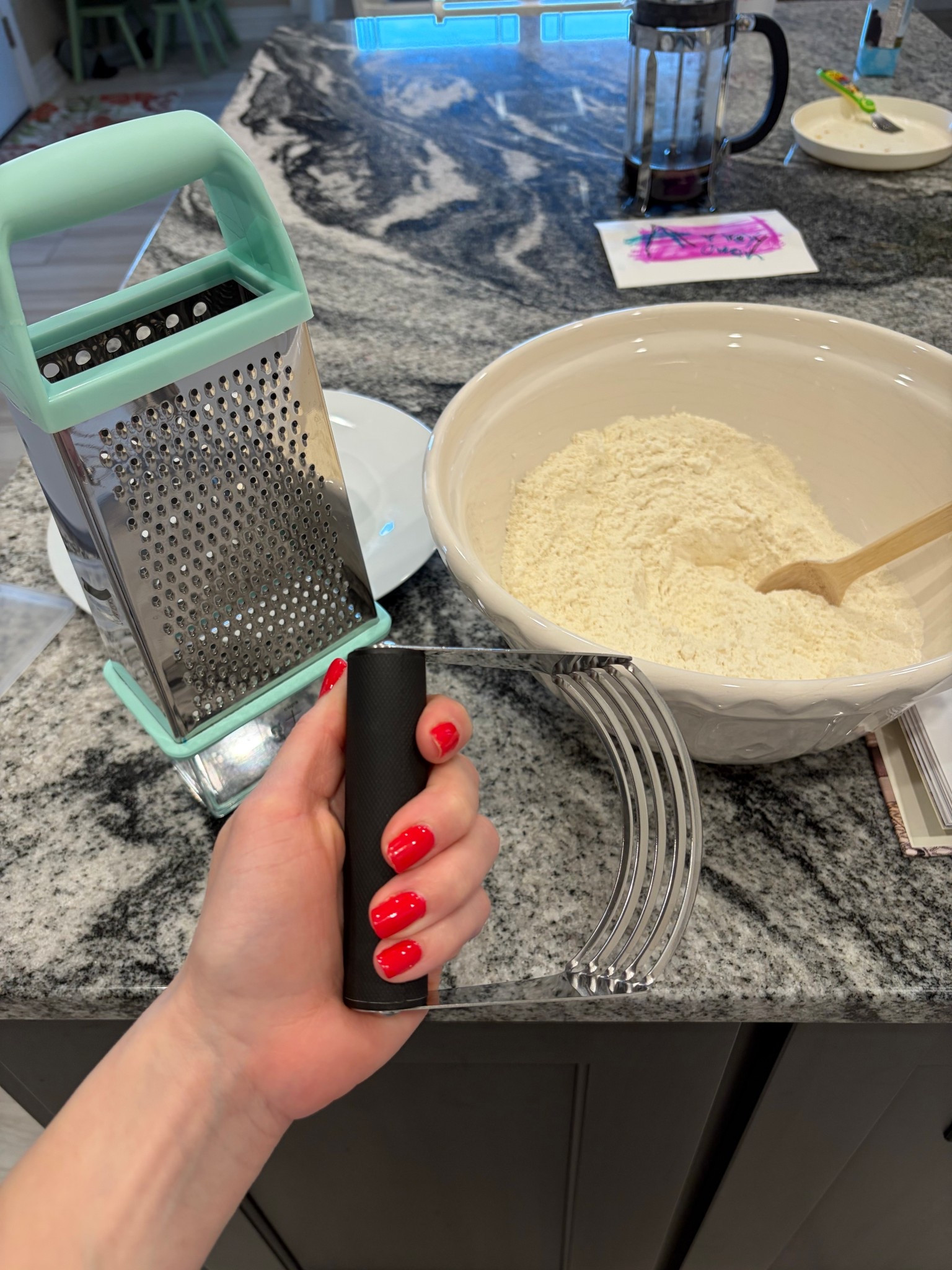 Biscuit day! 

Pastry blender. Cheese grater. Mason cash. 

#LTKHome #LTKfoodie #LTKmomlife