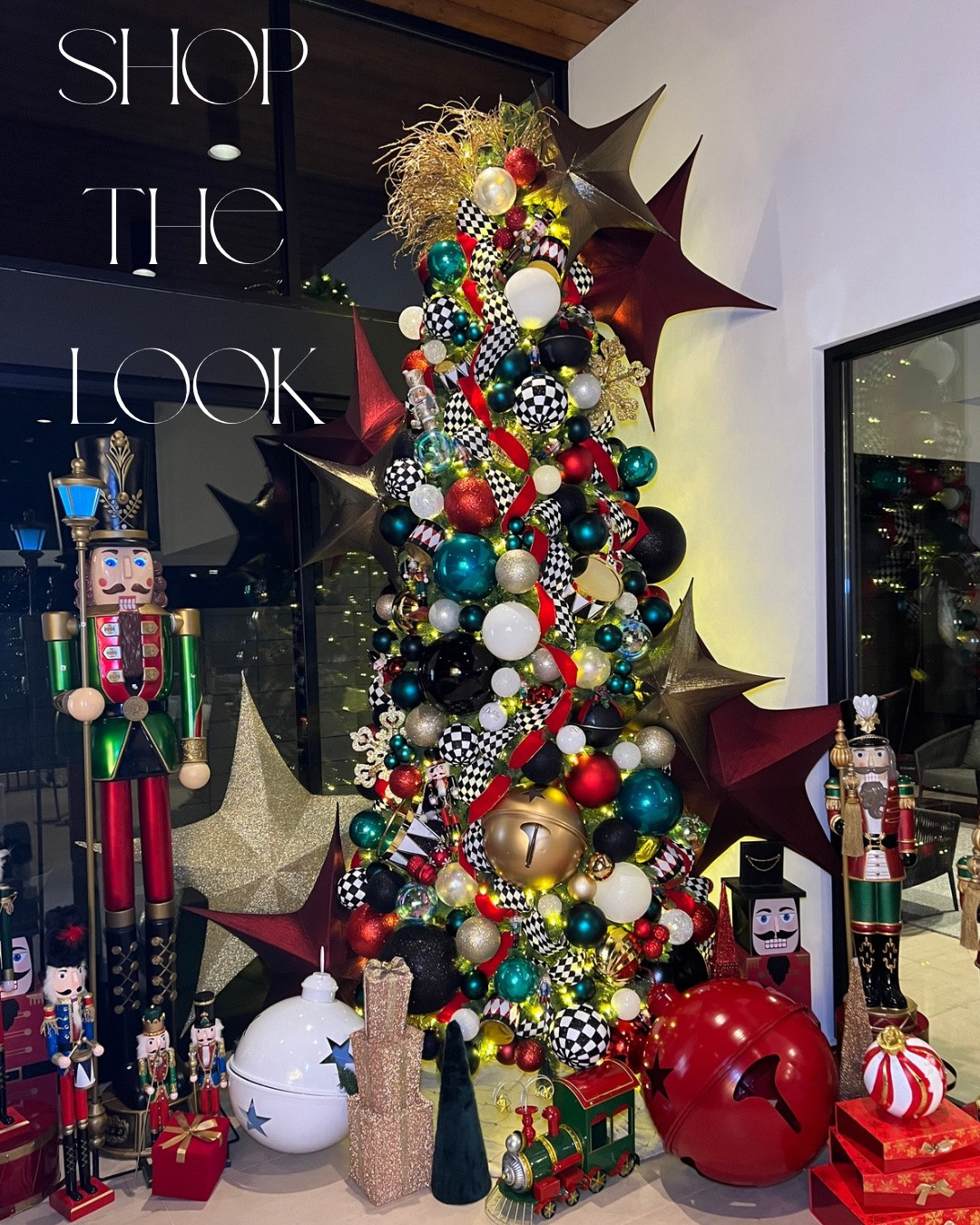 SHOP THE LOOK ✨💂

The magic is in the details. From oversized bells, designer-inspired nutcrackers, harlequin ribbon, oversized stars, and luxe ornaments—every piece is linked to help you recreate this bold, high-end Christmas look. Shop the entire design on my LTK. 🎄♥️

#LTKSeasonal #LTKHome #LTKU