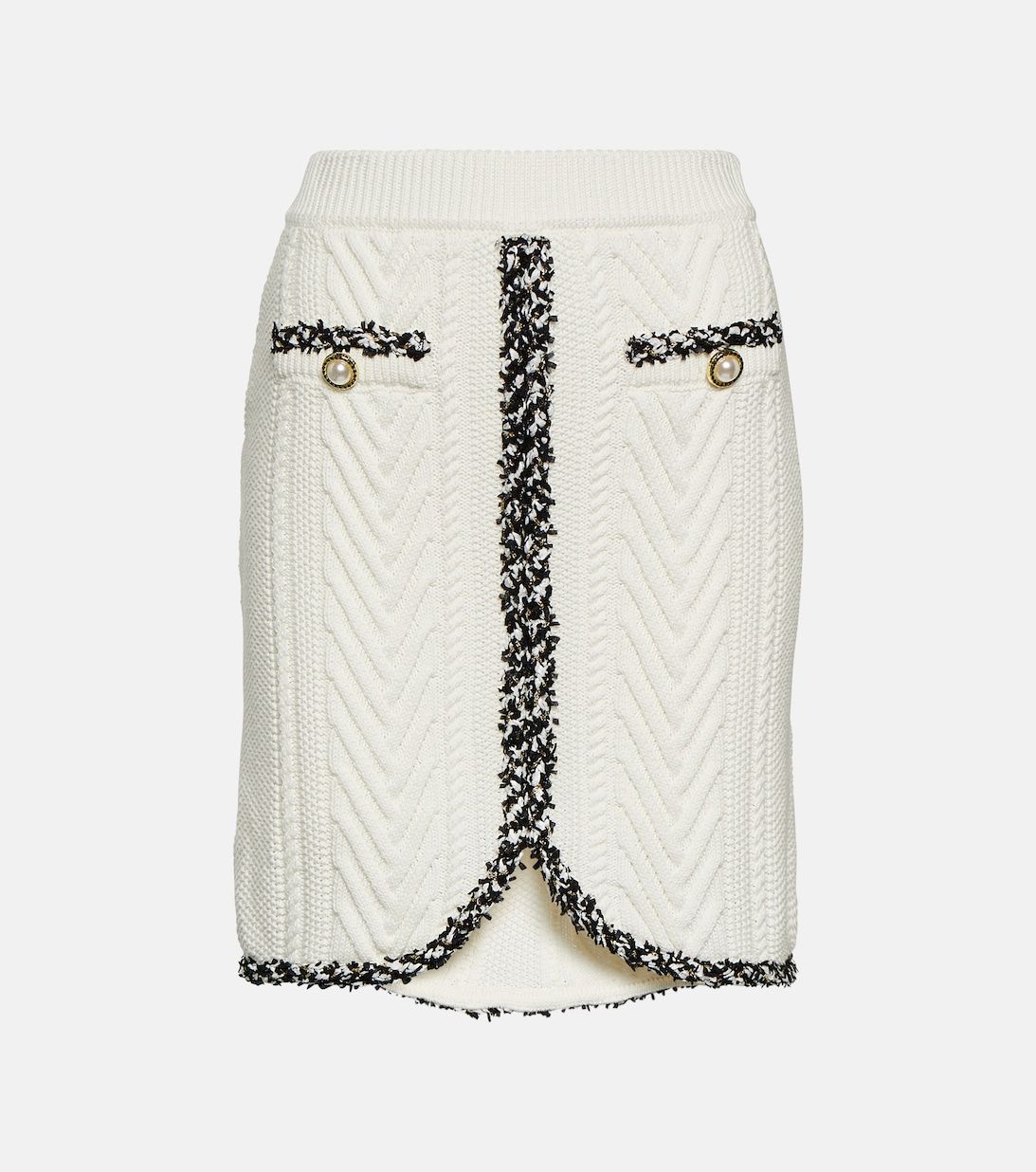 Demy cable-knit cotton miniskirt | Mytheresa (US/CA)