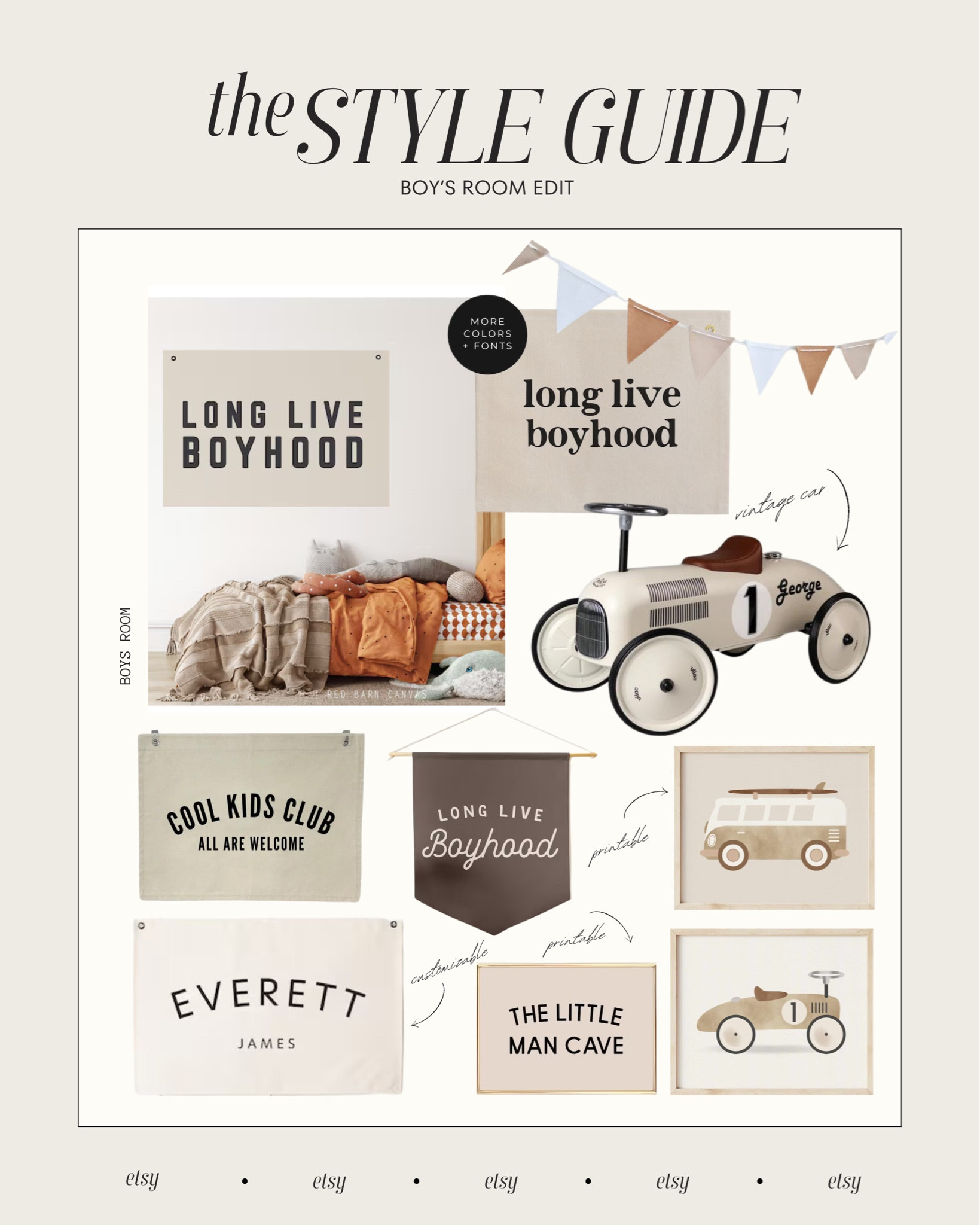 The style guide #boysroom #kidsroom #etsy #boys 

#LTKStyleTip #LTKFamily #LTKHome