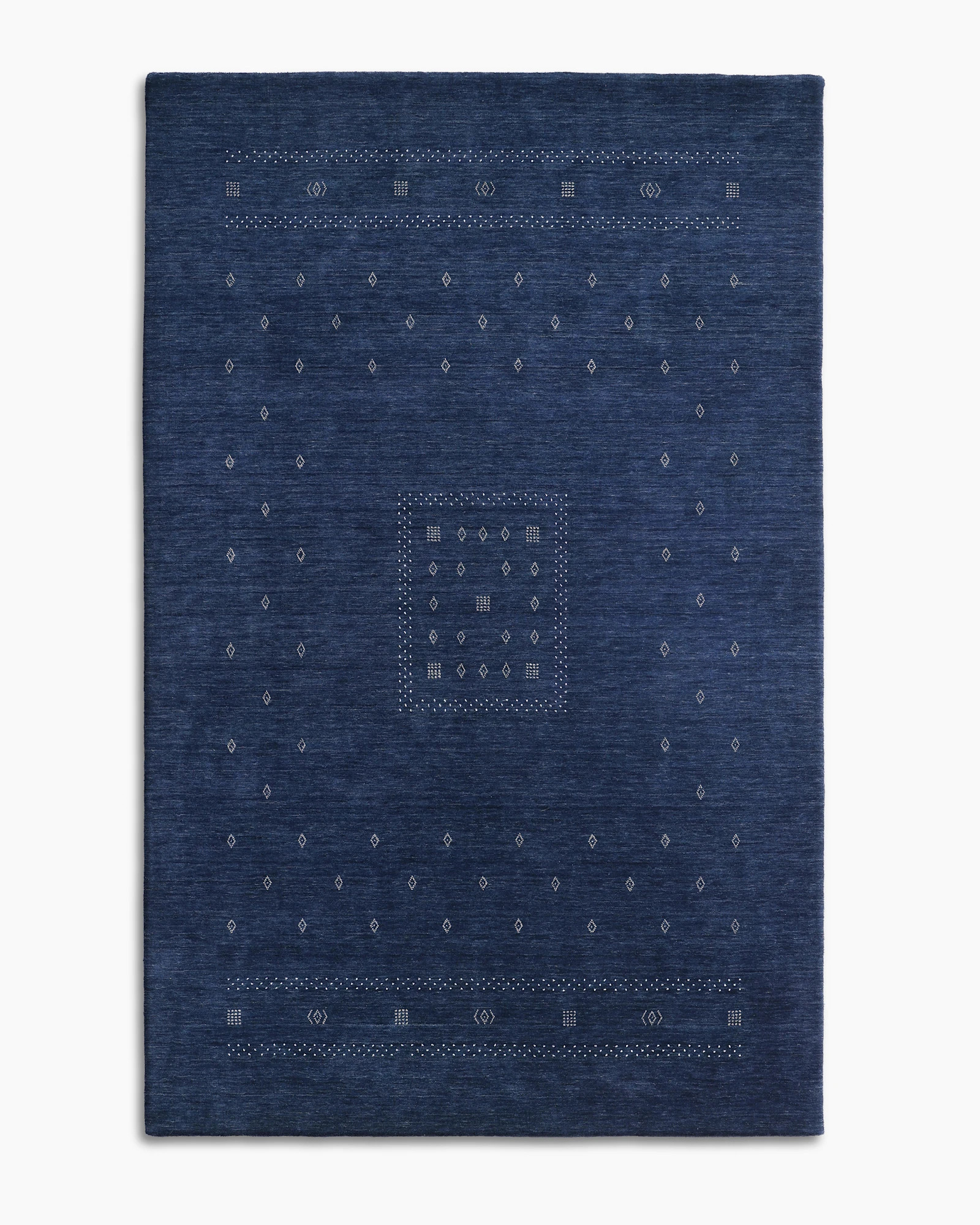 Quince - White Label | Quince | Dakota Hand-Loomed Wool Rug in Navy, Size 9' x 12' | Quince