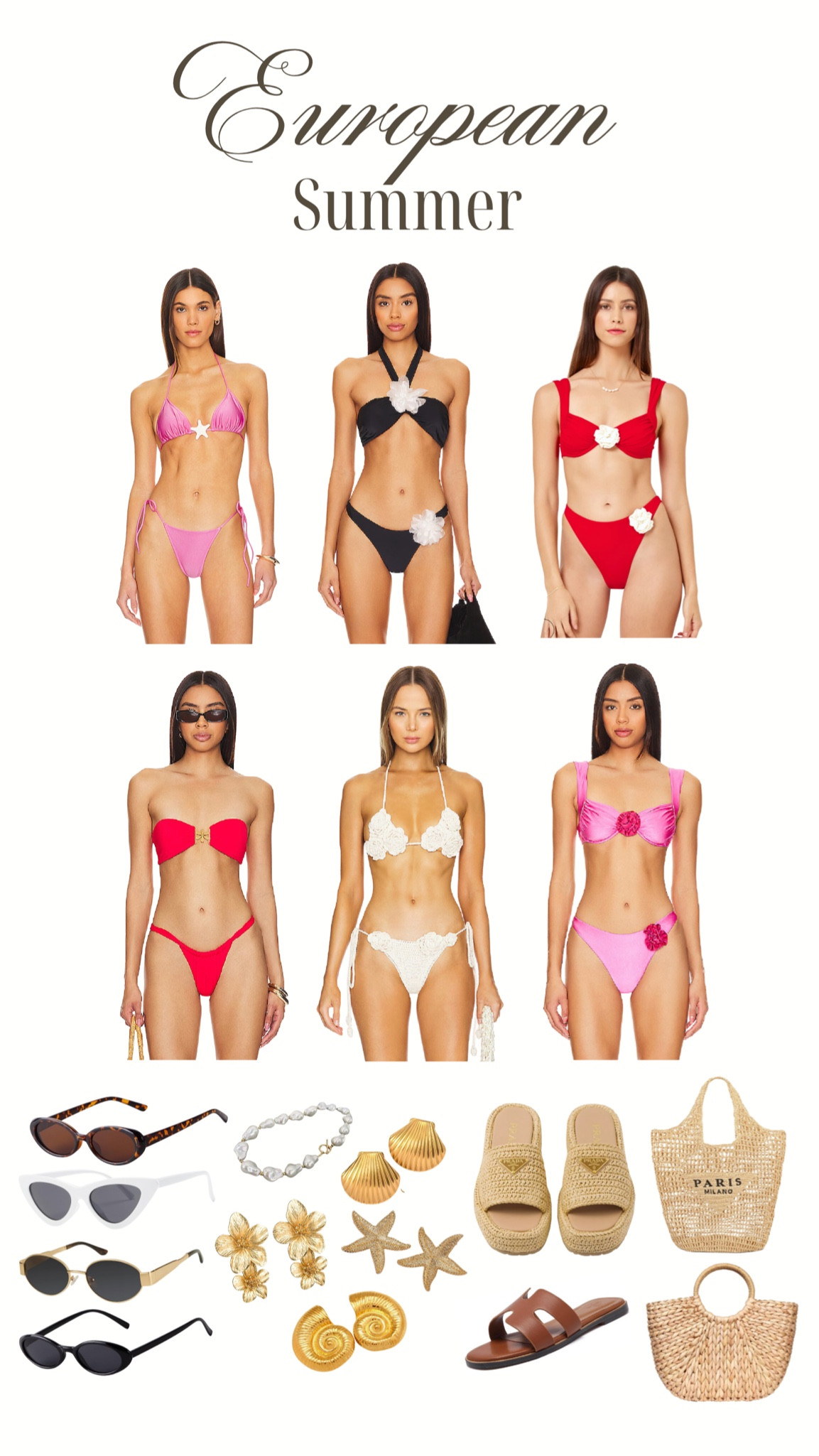 My orders for my trip to Italy next month! Obsessed with the floral accents on the bikinis 🌸✨🩵 So many great Amazon deals as well! 
#italiansummer #europeansummer #fashion #bikini #trendy #jewelry #dupe

#LTKStyleTip #LTKFindsUnder100 #LTKFindsUnder50