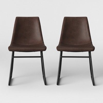 Bowden Faux Leather and Metal Dining Chair - Project 62™ | Target