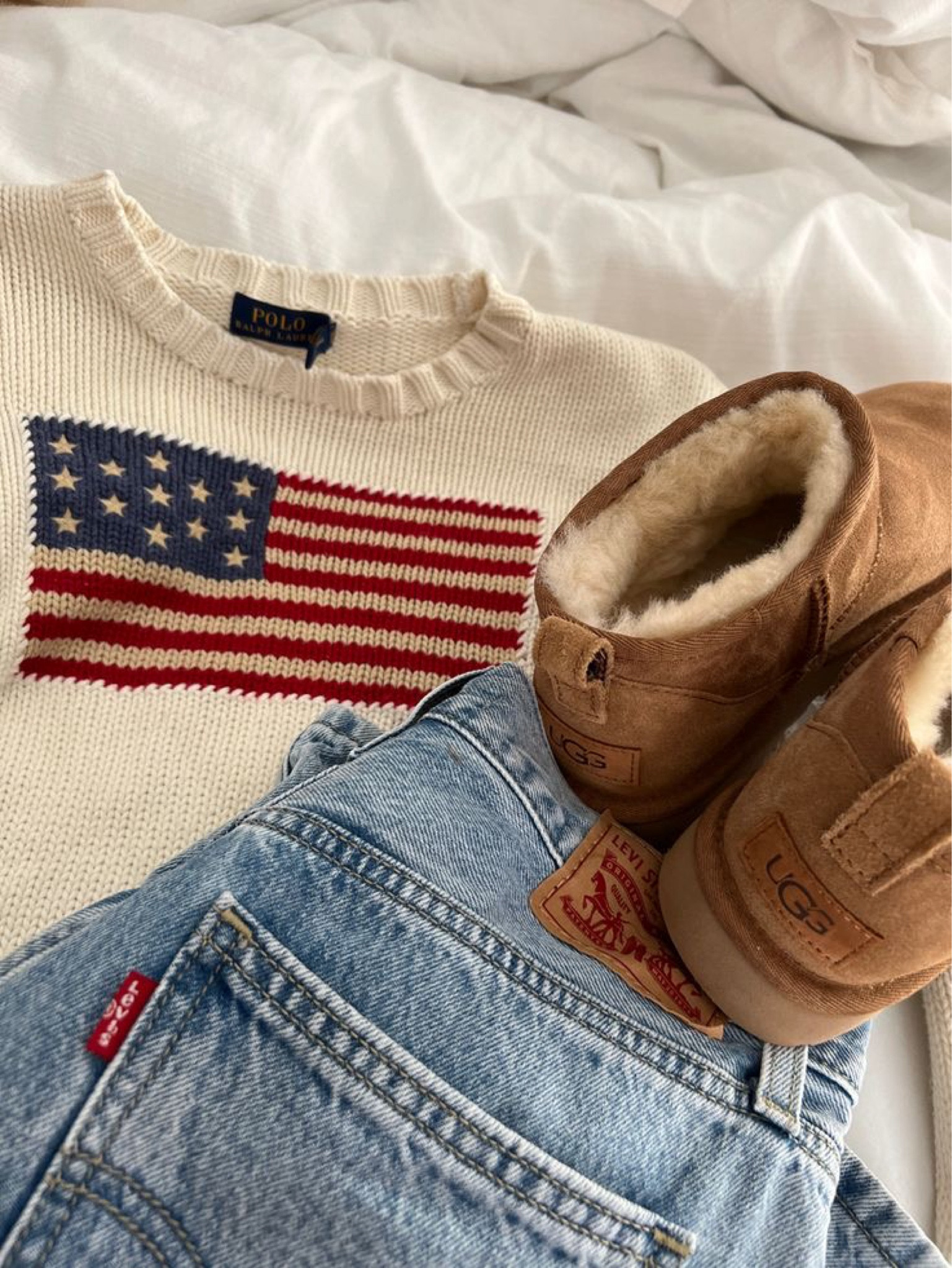 MUST HAVE - Ralph Lauren ’Hollister Dupe' American Flag Crew Neck || 🇺🇸

#LTKireland #LTKeurope #LTKautumn