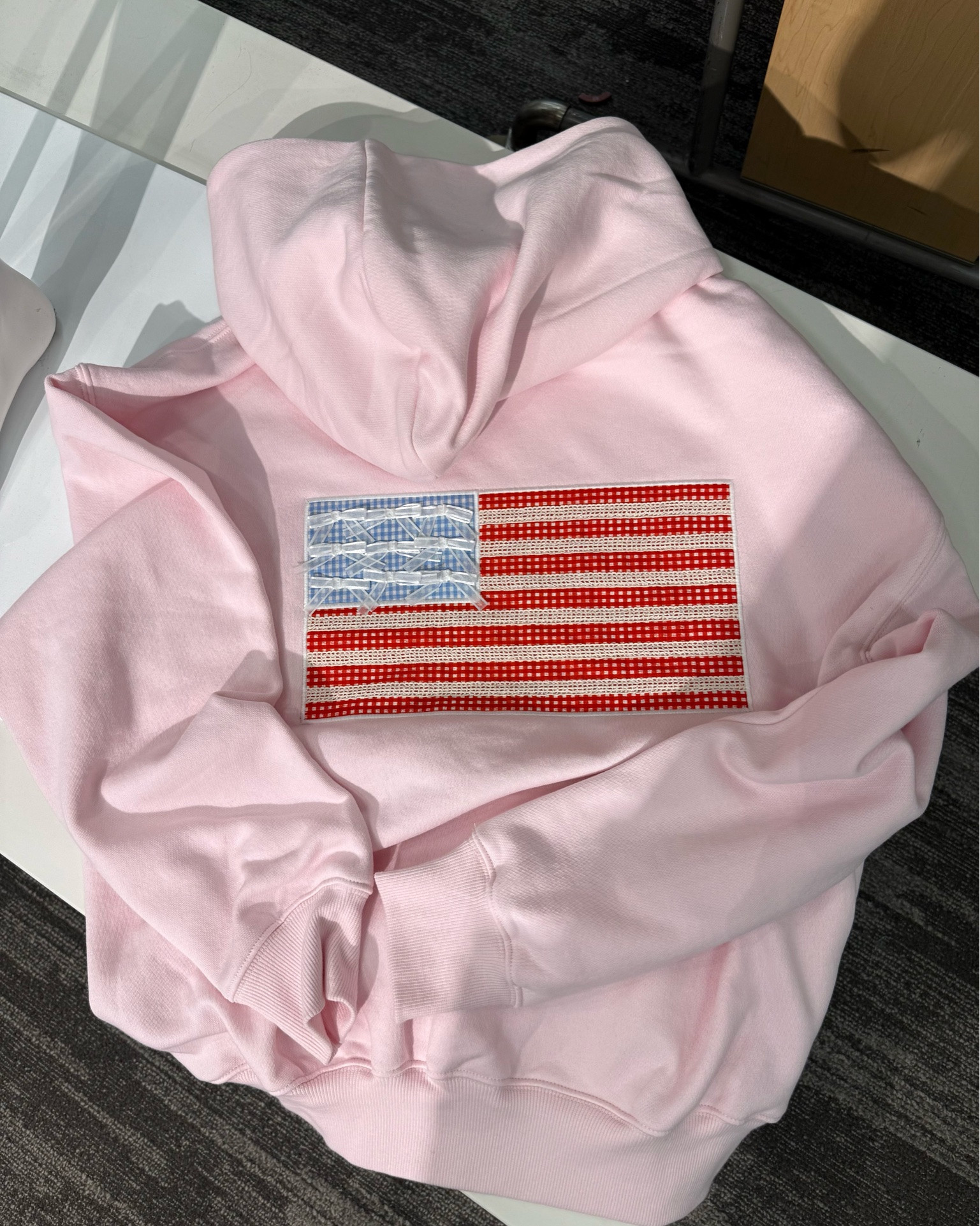 Oversized Americana hoodie❤️🤍💙

#LTKootd #LTKmomlife #LTKActive