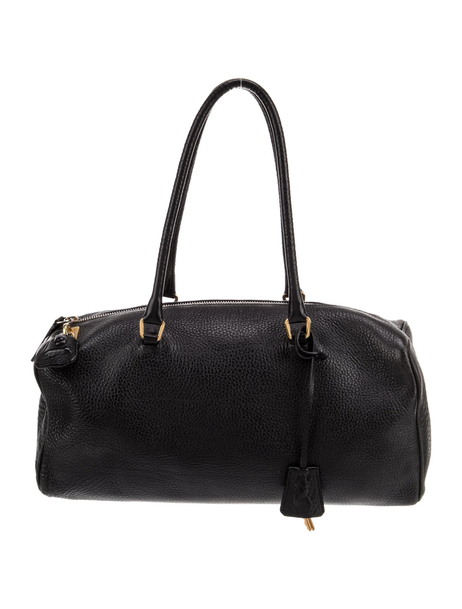 Vitello Daino Leather Shoulder Bag | The RealReal