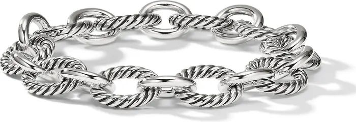Oval Link Chain Bracelet in Sterling Silver, 12mm | Nordstrom