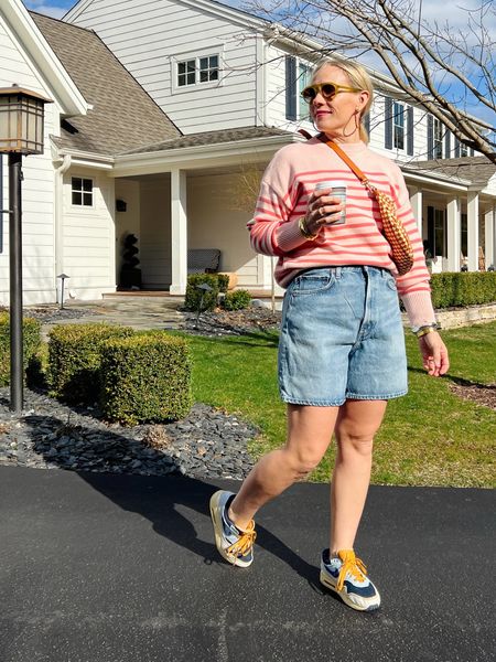 Agolde denim shorts are IT for Summer but are they worth it? All the details today on CLAIRELATELY.com

spring, summer outfit, Shopbop, Nordstrom, stripe sweater, sneakers, Clare v bag, cuff bracelet stack, hoop earrings, J.Crew



#LTKSeasonal #LTKshoecrush #LTKover40