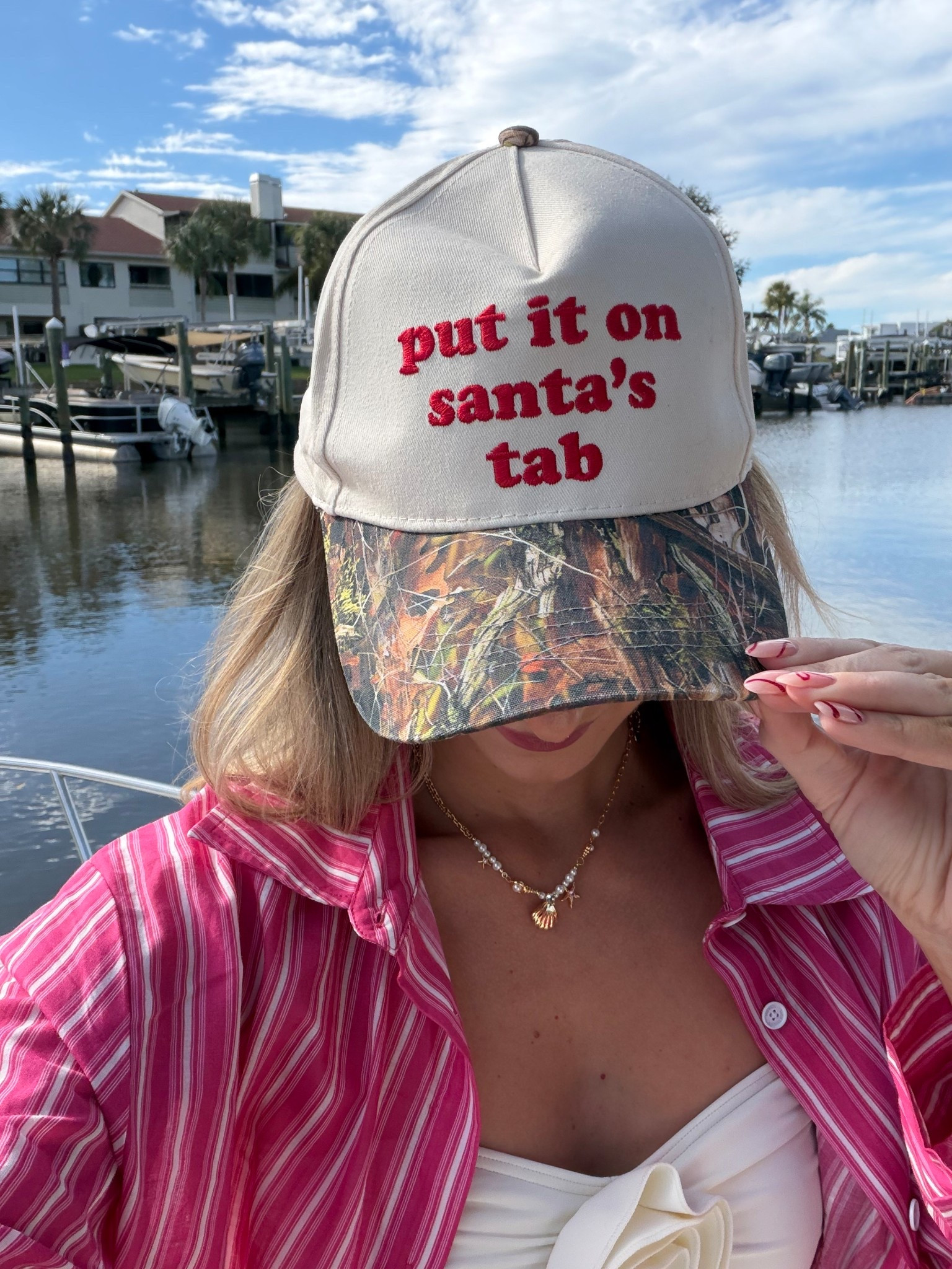 Hilarious “ put it on Santa’s tab “ hats!! Order now to get by Christmas 🎅🏼

#LTKGiftGuide #LTKHoliday