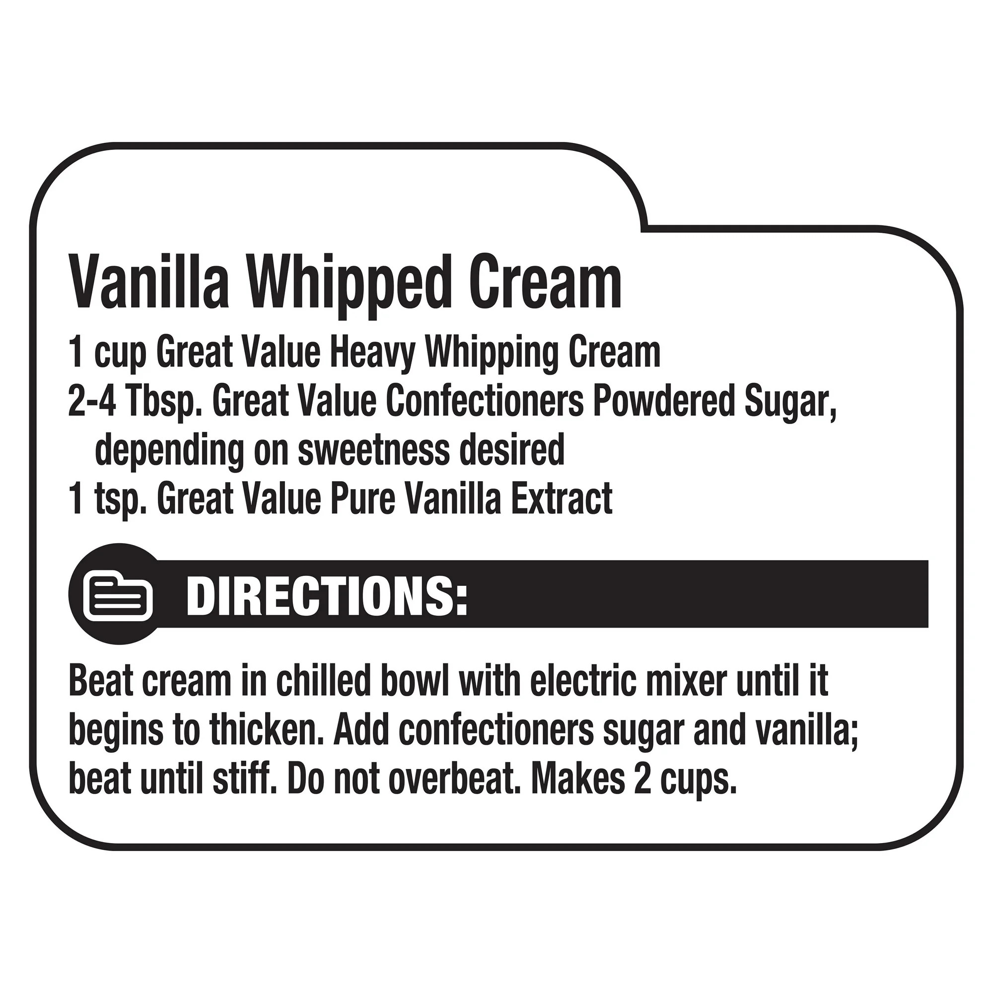 Great Value Pure Vanilla Extract, 2 fl oz | Walmart (US)