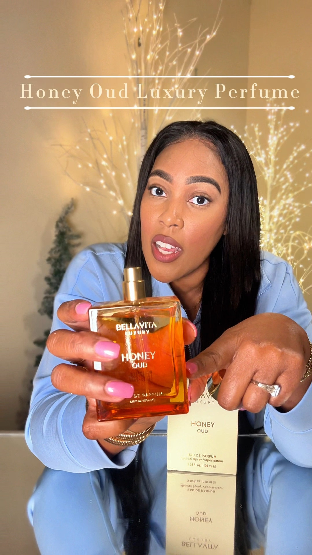 Bellavita Honey Oud luxury perfume fragrance for women. Notes include: honey vanilla & musk. Bella Vita