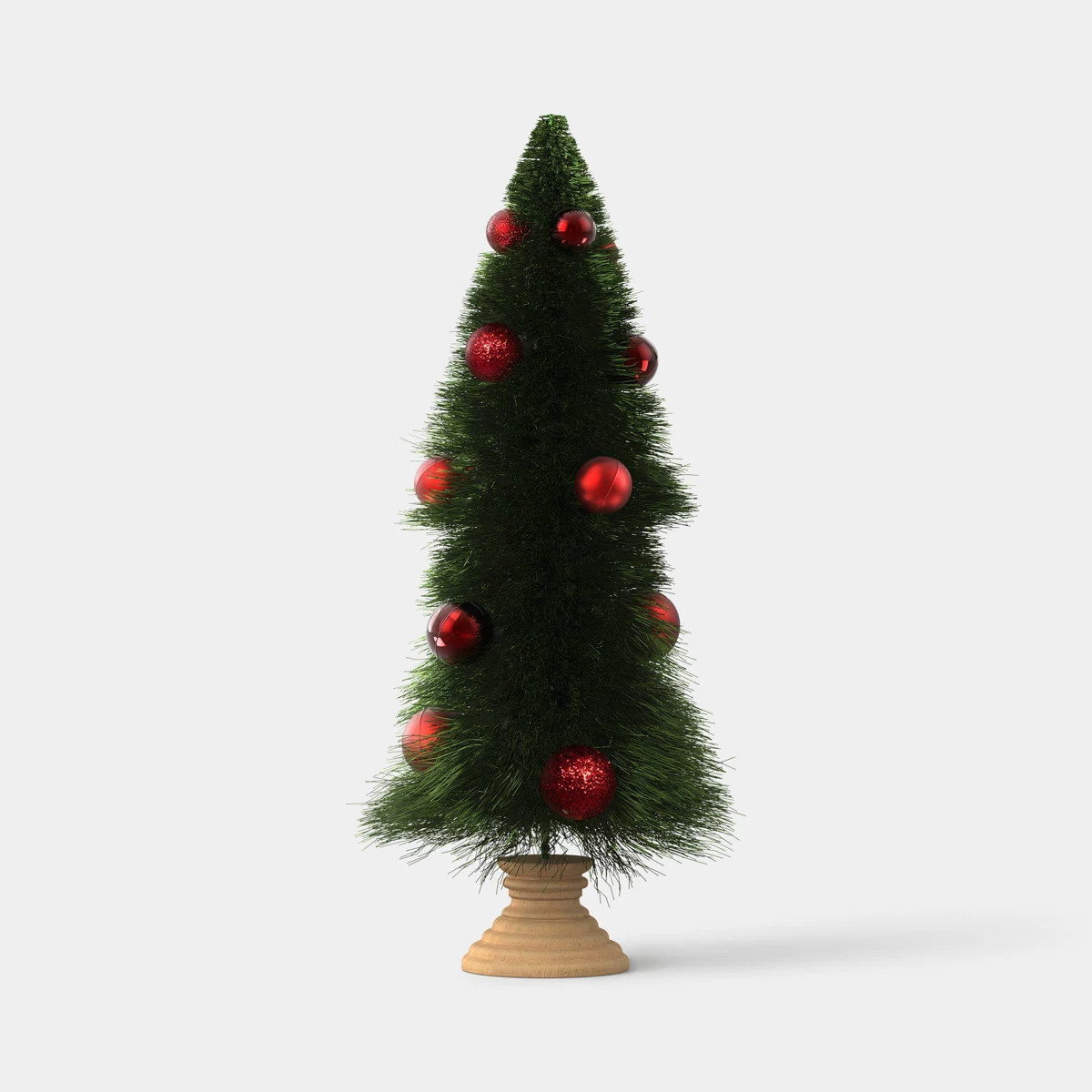 Medium Bottlebrush Christmas Tree Green - Threshold™ | Target