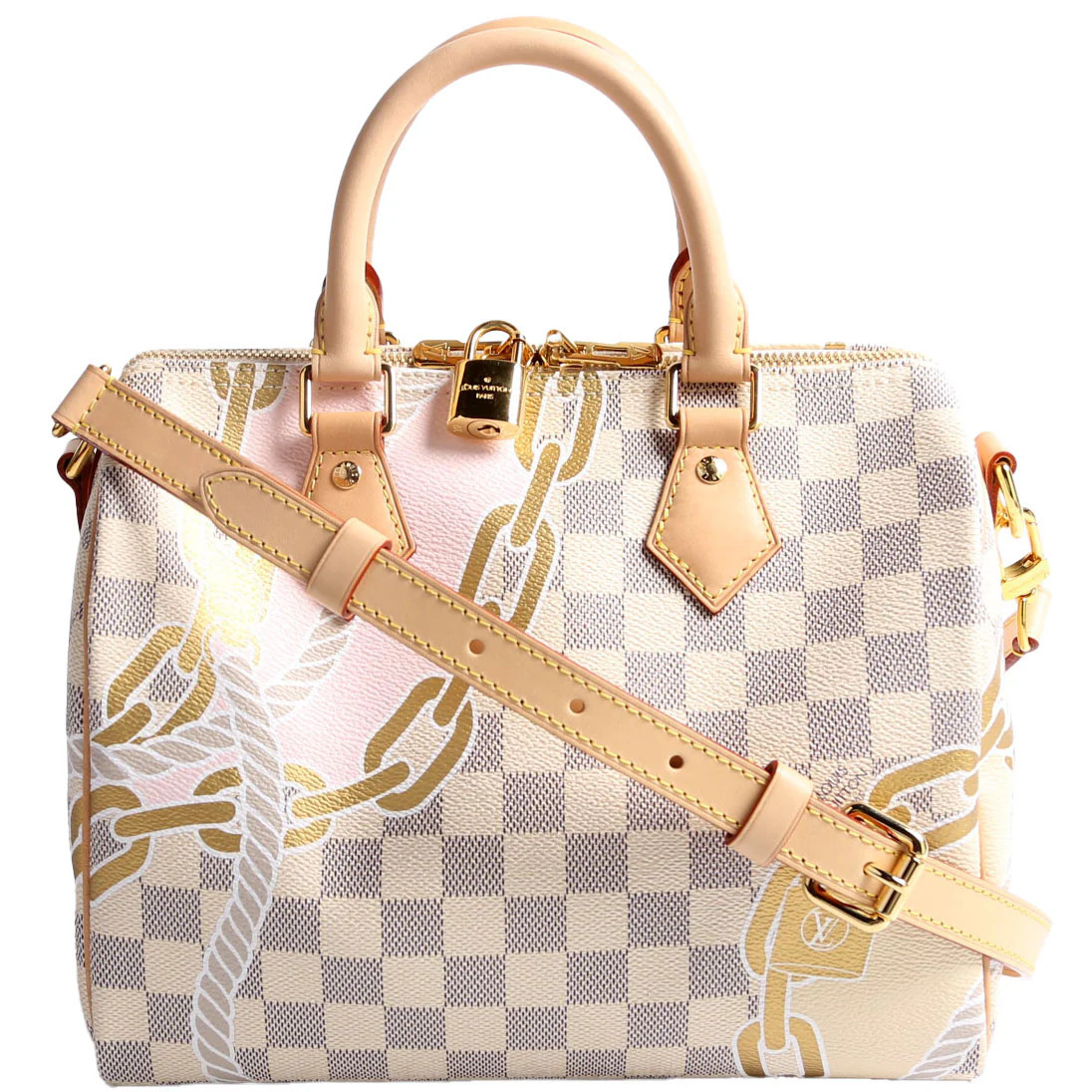 Speedy 25 With Strap Nautical Azur | Keeks Designer Handbags